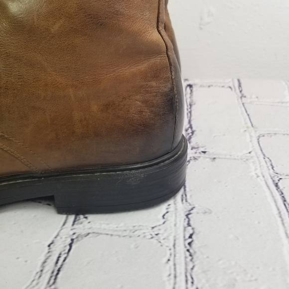 To Boot New York Burkett brown burnished leather lace up boots main image 7